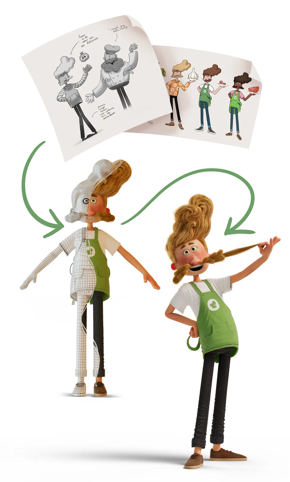 Concept artwork for the Sjef project.